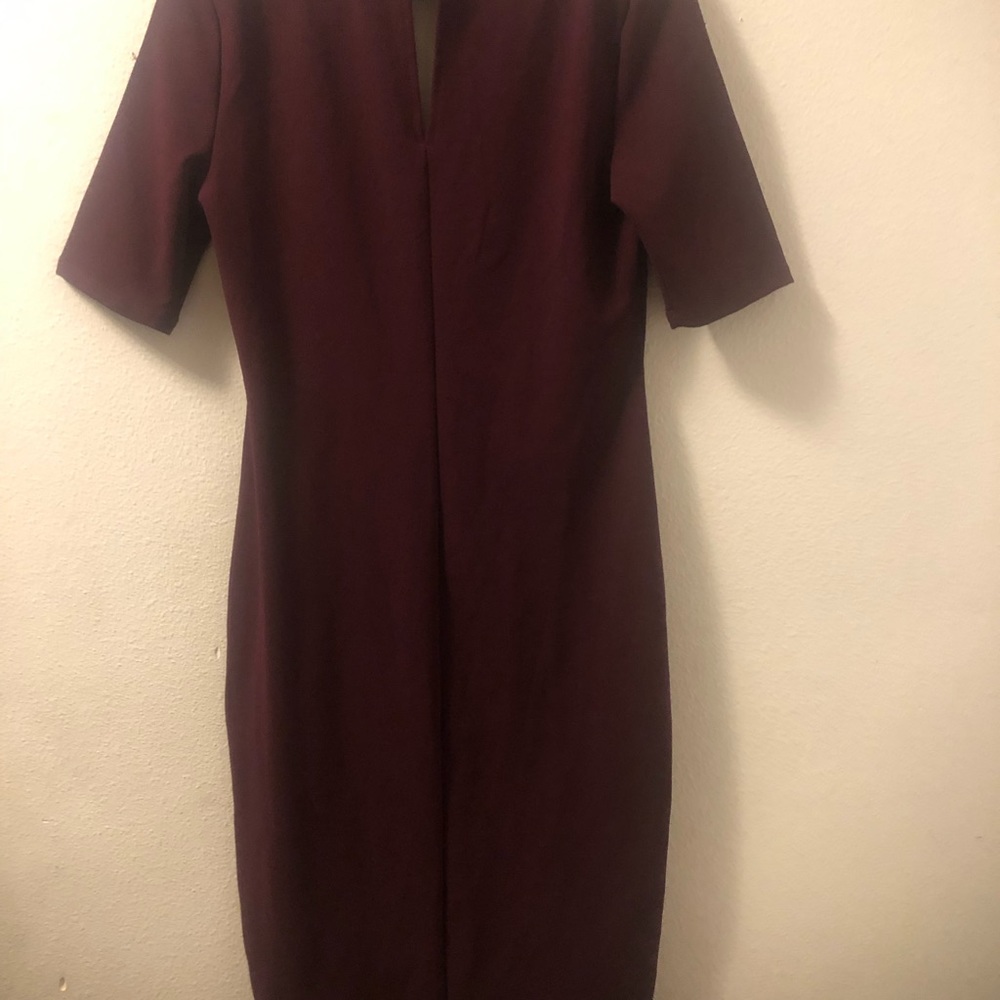 Burgundy Almost Famous dress